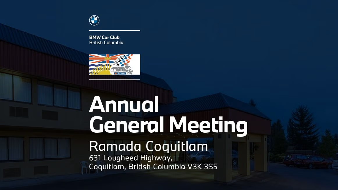 2025 BMW Car Club of BC – Annual General Meeting Recap