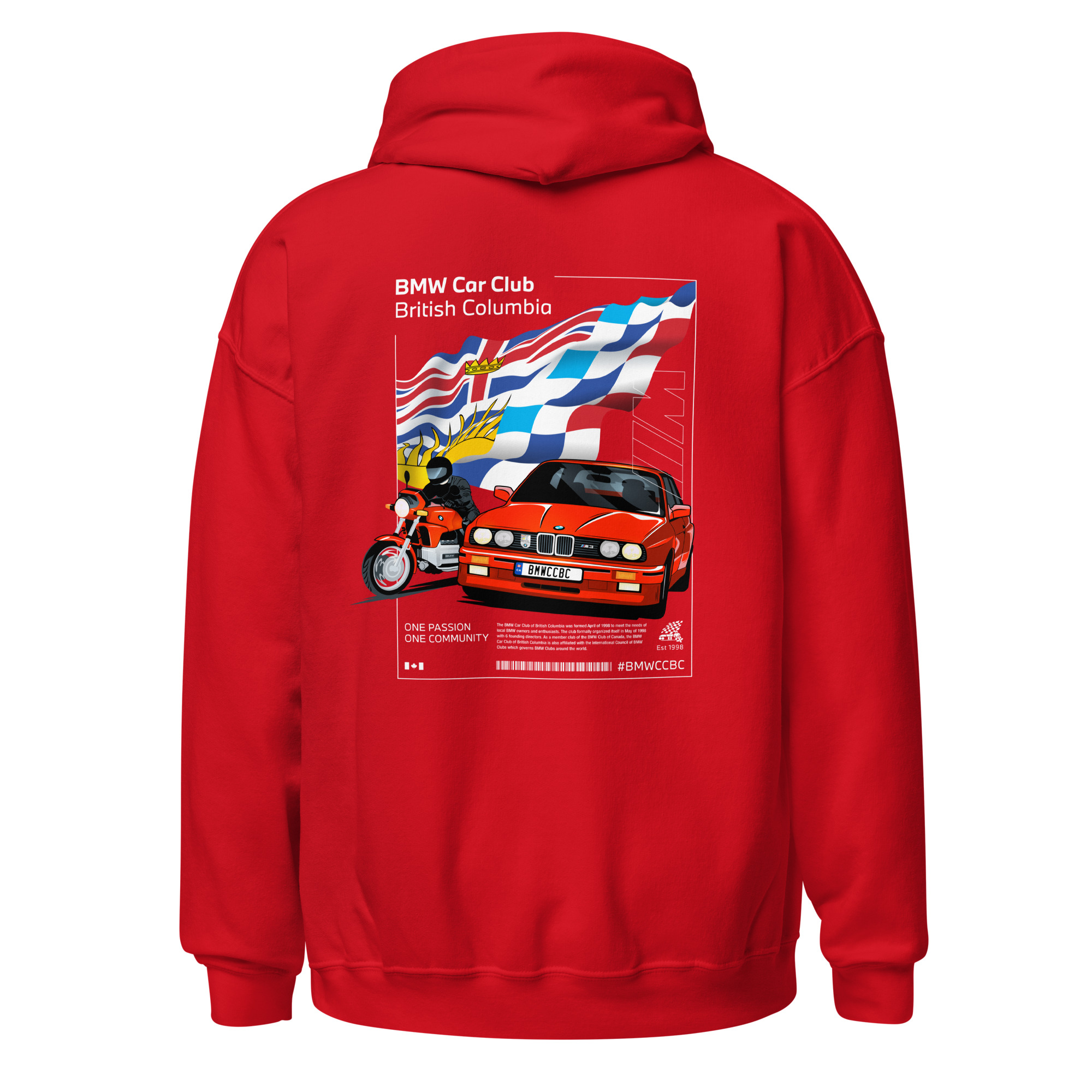 BMWCCBC Legacy Unisex Hoodie - BMW Car Club of British Columbia