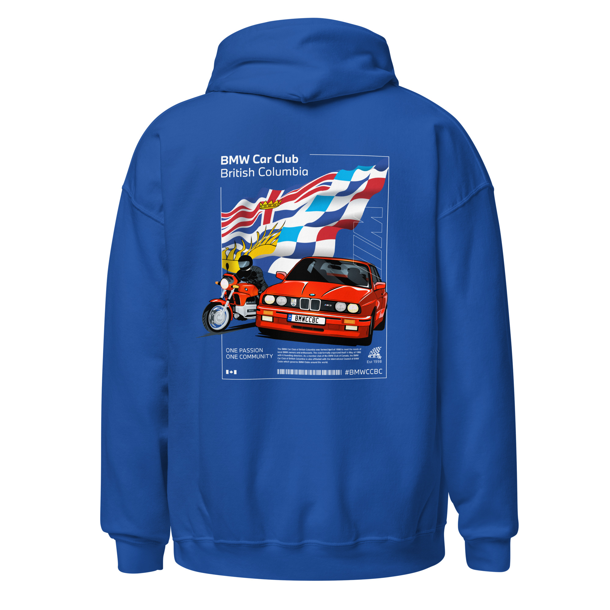 BMWCCBC Legacy Unisex Hoodie - BMW Car Club of British Columbia