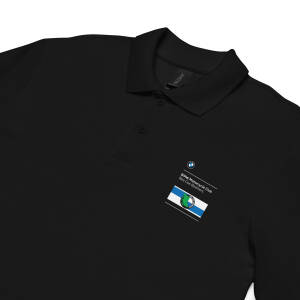 Bee Cee Beemers Unisex pique polo shirt - Image 4