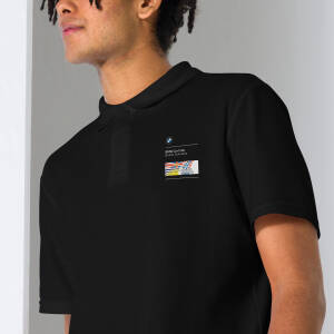 BMWCCBC Unisex pique polo shirt - Image 9